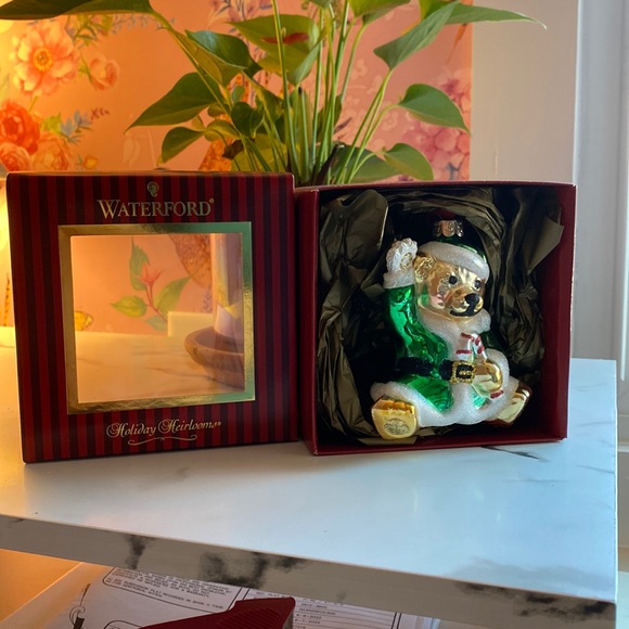 Waterford Holiday Waterford Crystal Holiday Collection Teddy Bear